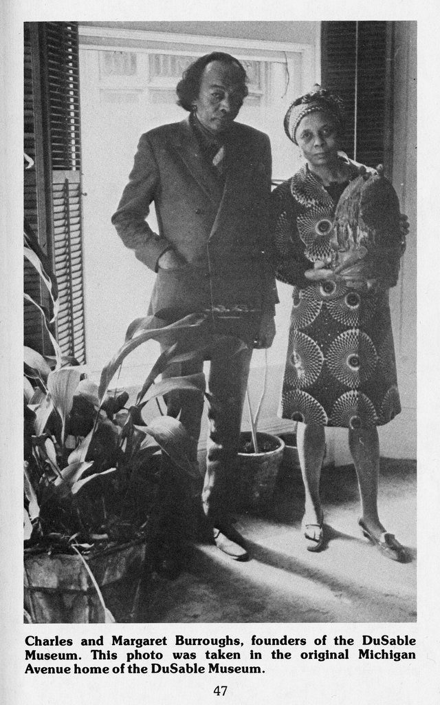 Charles and Margaret Burroughs, founders of the DuSable Museum